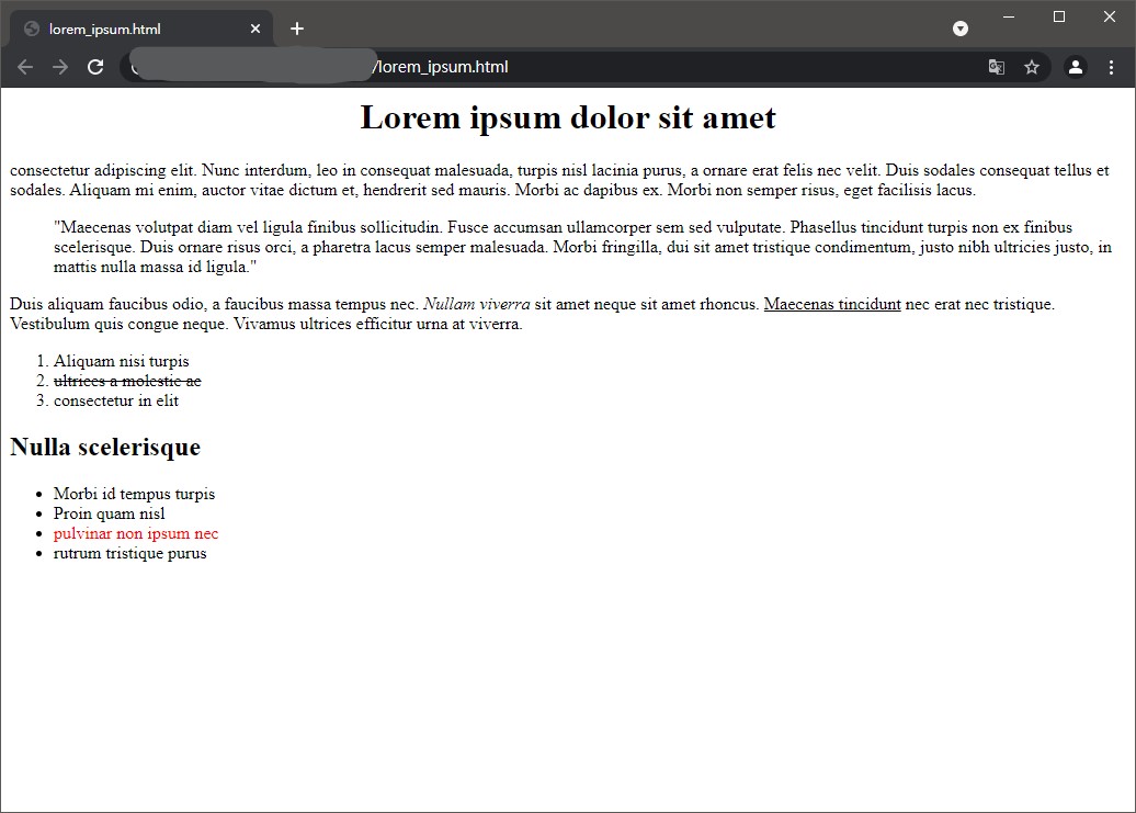 An exported note opened
                in Chrome Broswer